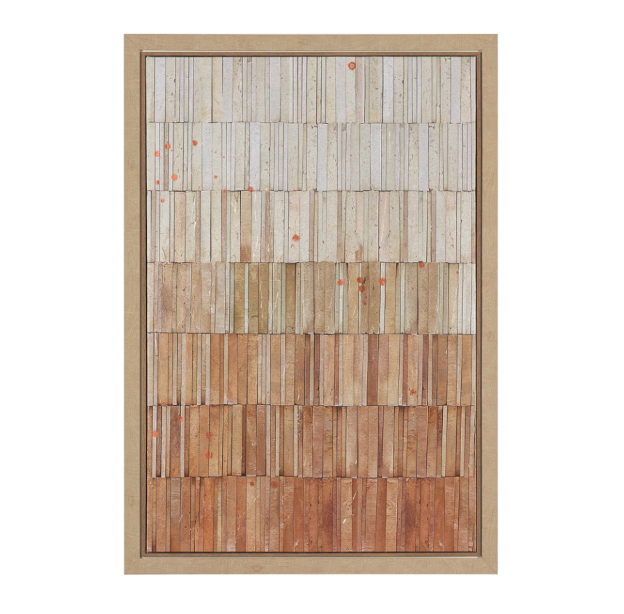 Terracotta Wall Art-Style III: Front Product View