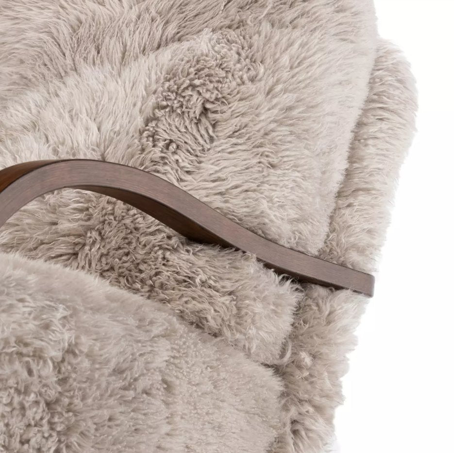 Mongolian Fur: Product Armrest View