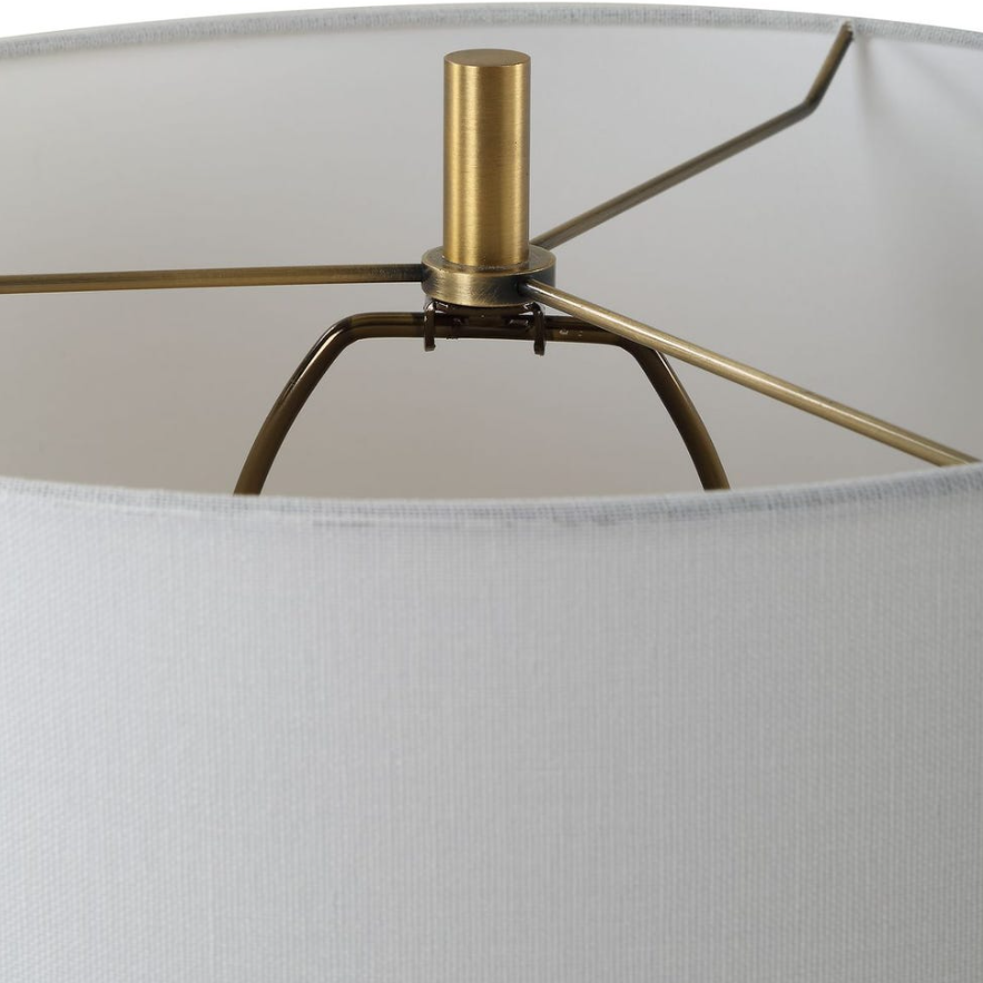 Unify Table Lamp: Brass Accents View