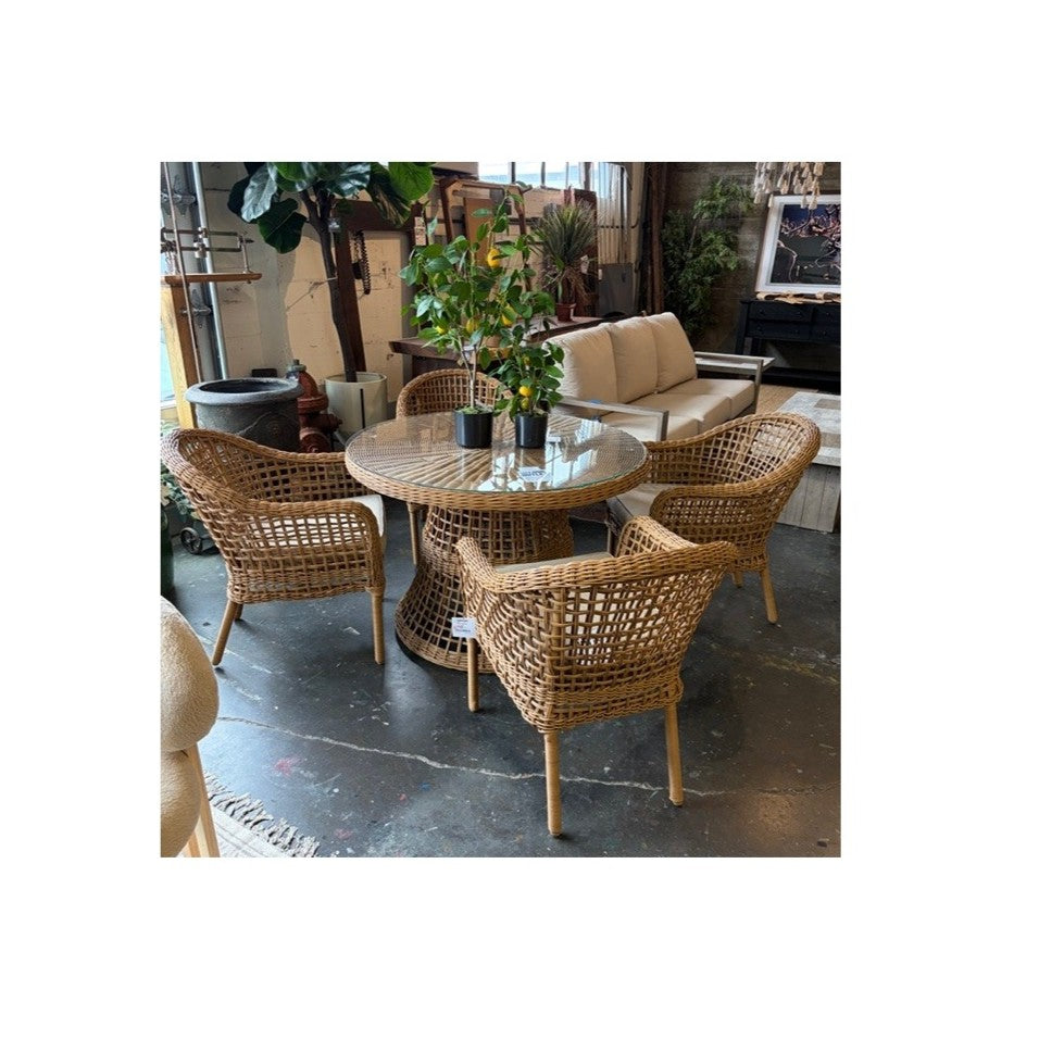 Wicker 43" Table: Available at City Home PDX Outlet 
