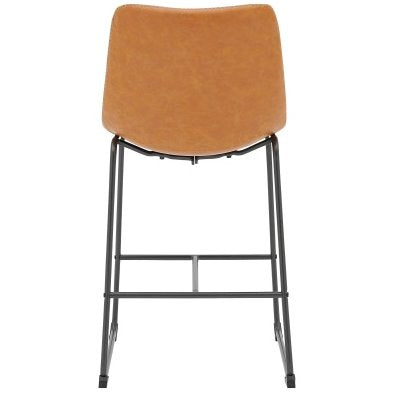 Vesta Counter Stool in Vintage Cedar: 2nd Product Back View