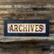 Vintage Style Light Up Archives Sign | Library Home Decor | City Home