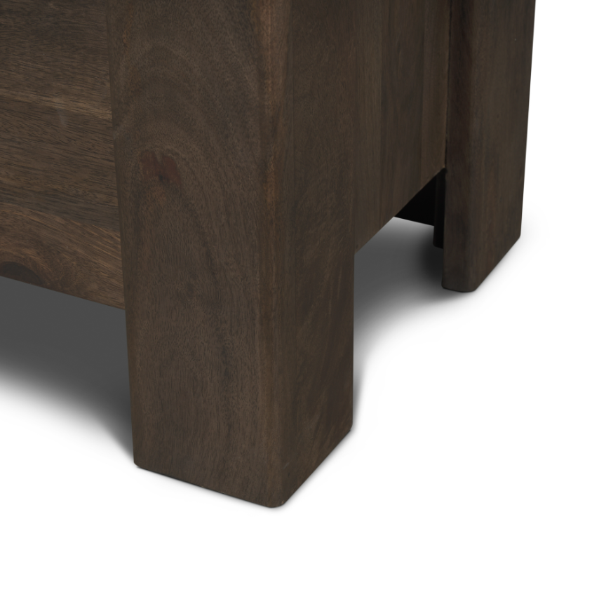 Wallen 3 Drawer Cabinet: Product Legs View