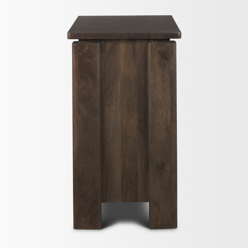 Wallen 3 Drawer Cabinet: Product Side View 