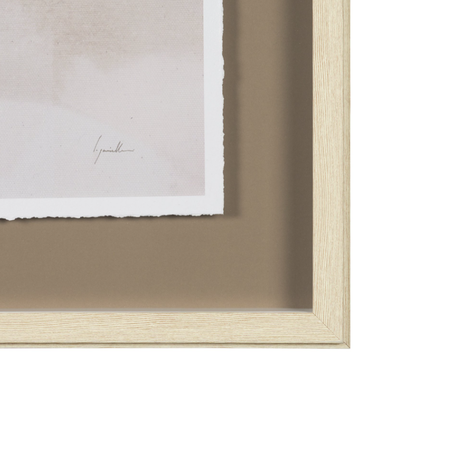 Weathered Silence Wall Art: 2nd Up-Close Product Corner View