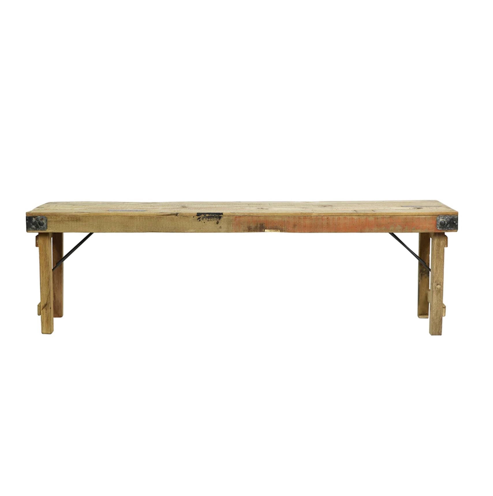 Vintage Indian Wedding Bleached Bench: 2nd Product View