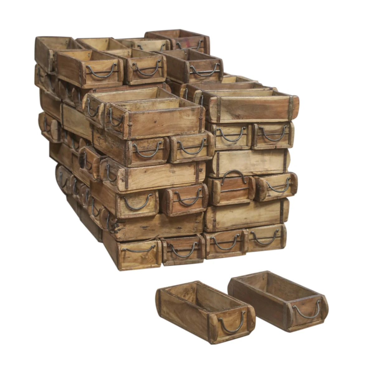 Vintage Wood Brick Mould-Style B: Product View