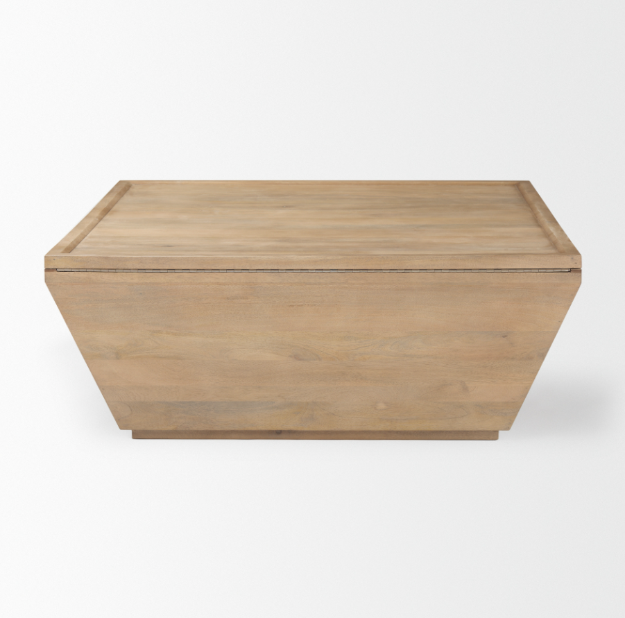 Wyatt Angular Coffee Table: Product Back View