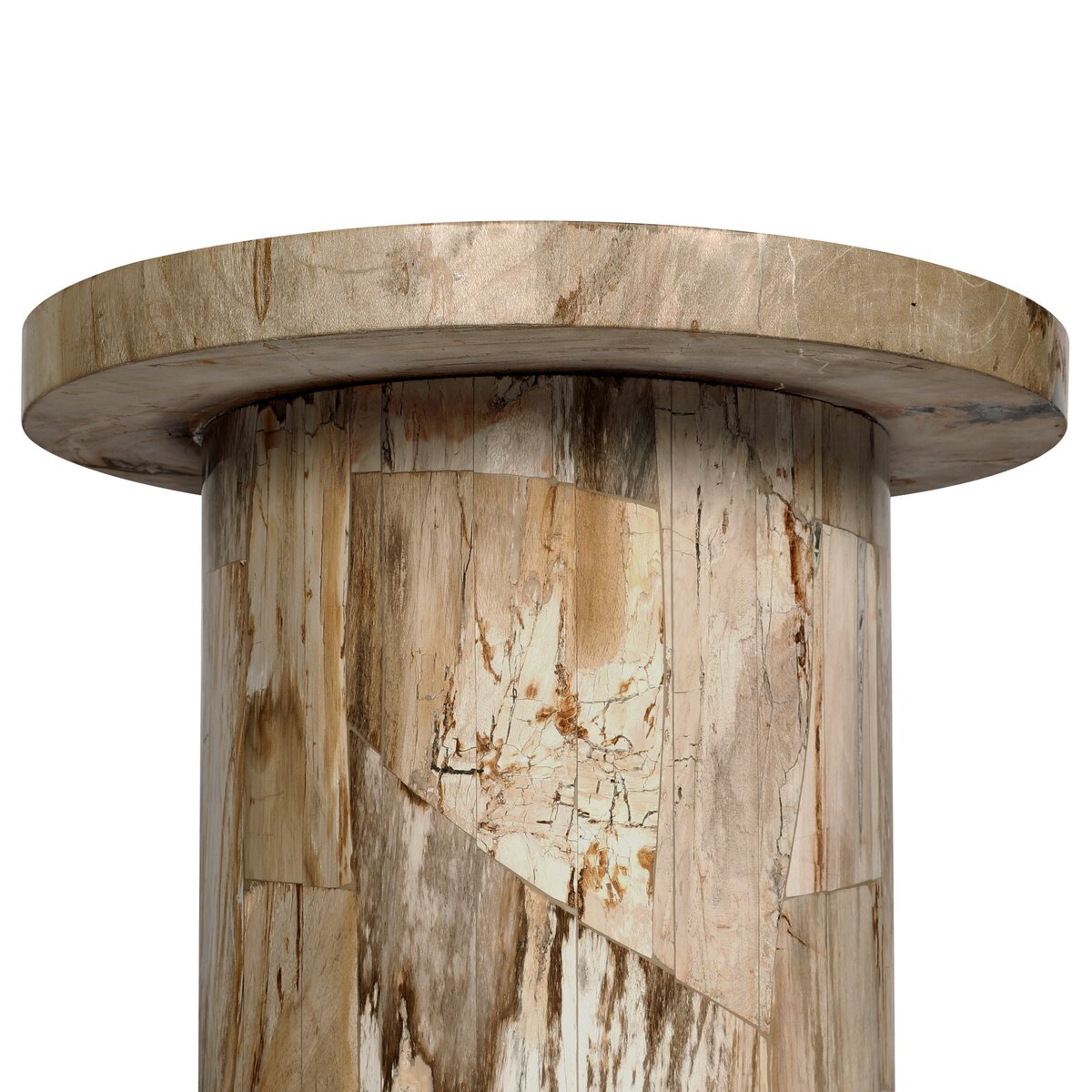 Aida End Table - detail view of top