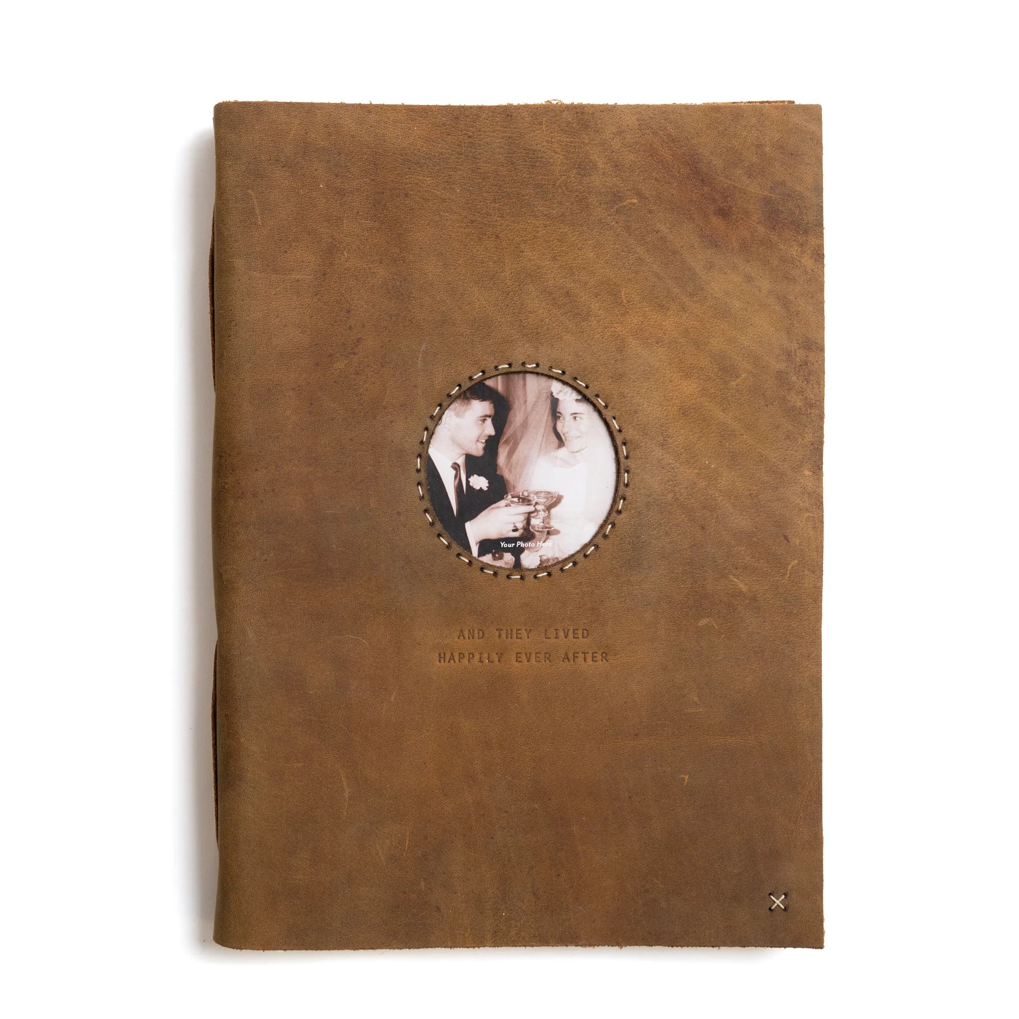 And They Lived Happily Leather Photo Album - available at City Home