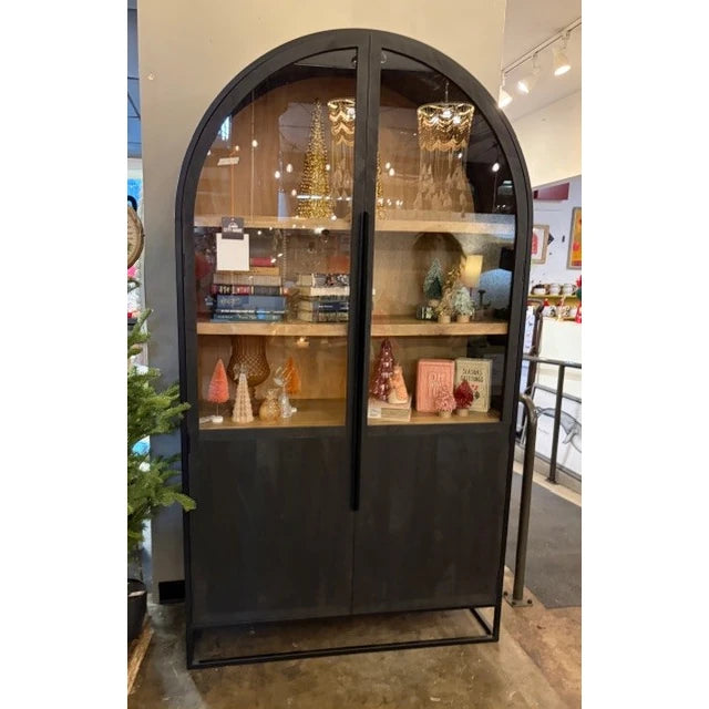Black Arch Cabinet - shop discount furniture at the City Home Outlet