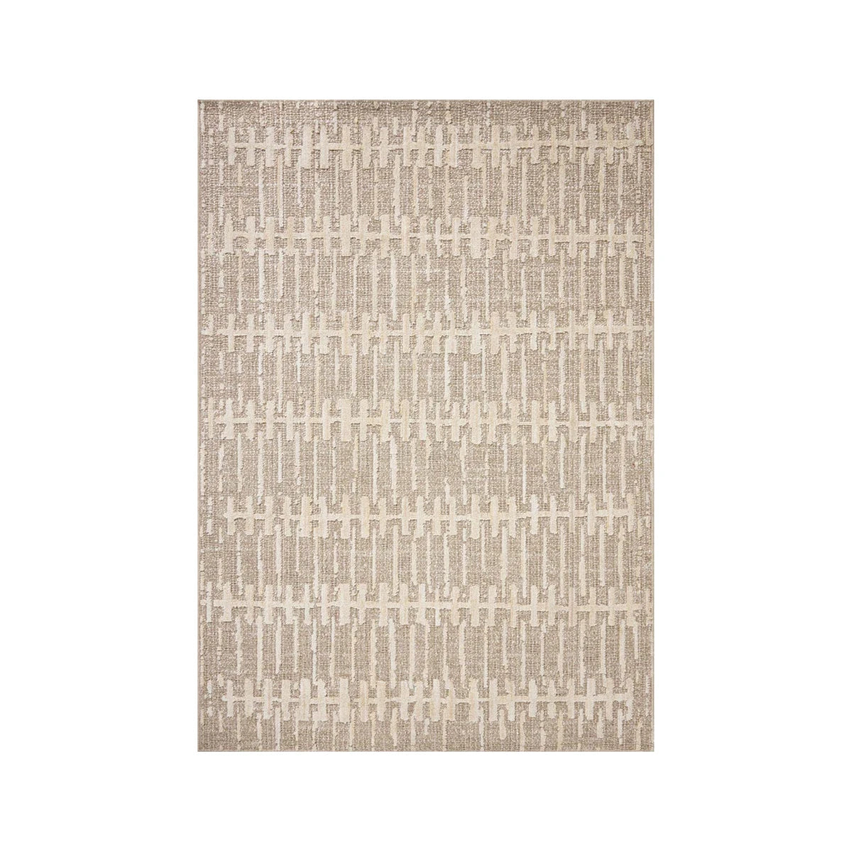 Amber Lewis × Loloi Bexley Rug in Taupe/Natural