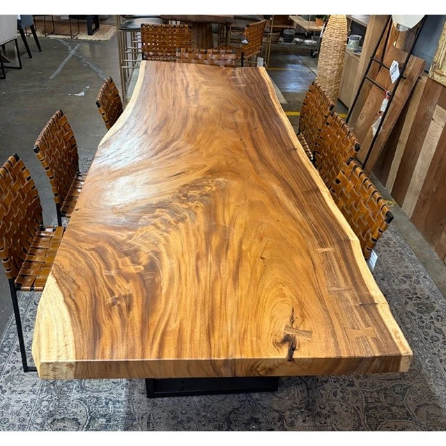 Chamcha Wood Dining Table: Available at City Home PDX