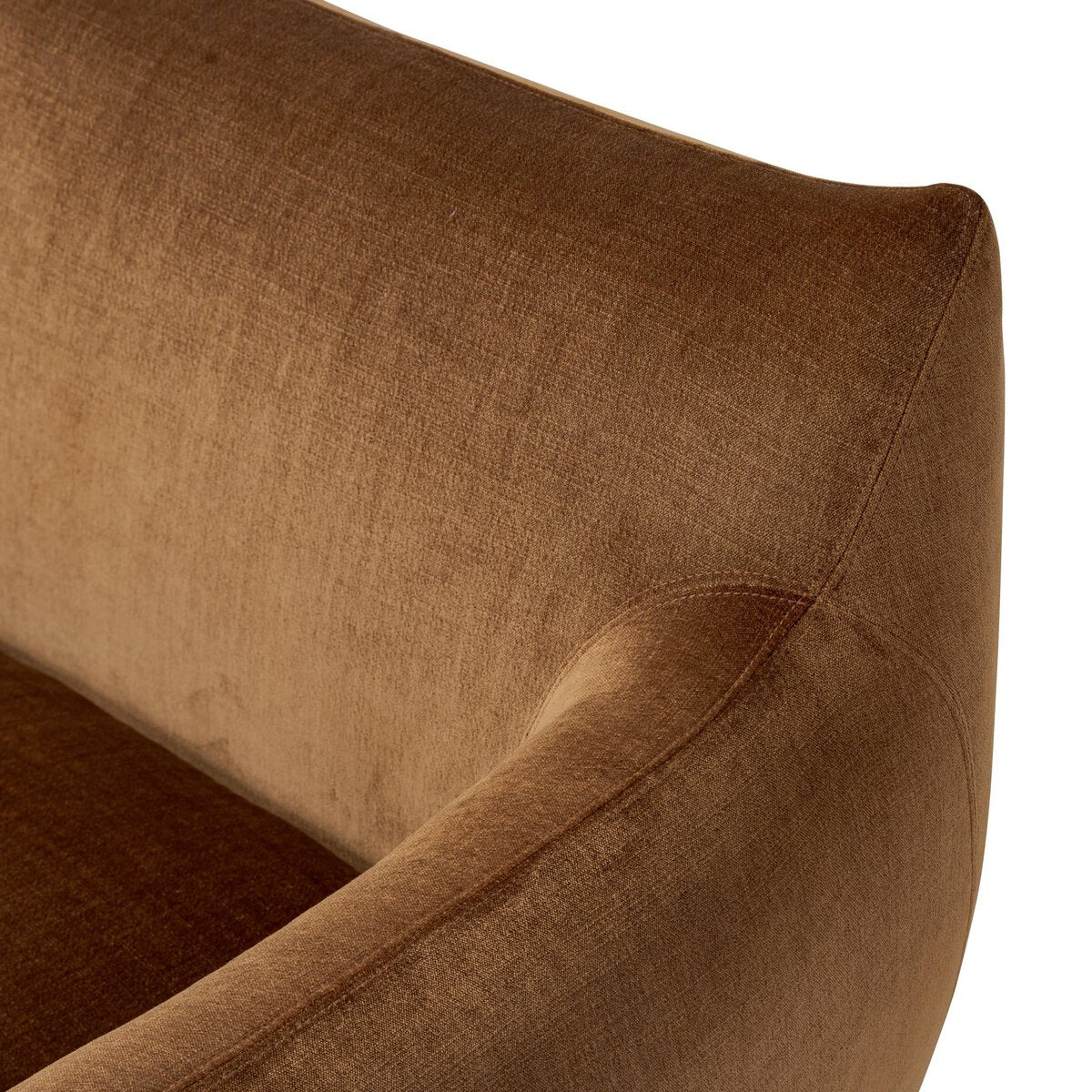 Margot Swivel Chair - detail of chair arm