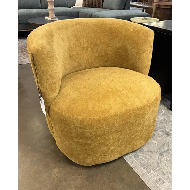 Gold Velvet Accent Chair - available at the City Home Outlet