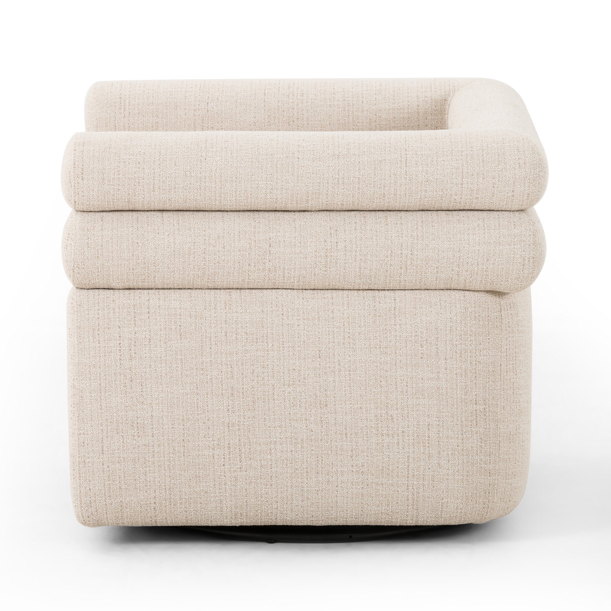 Evie Swivel Chair - side view