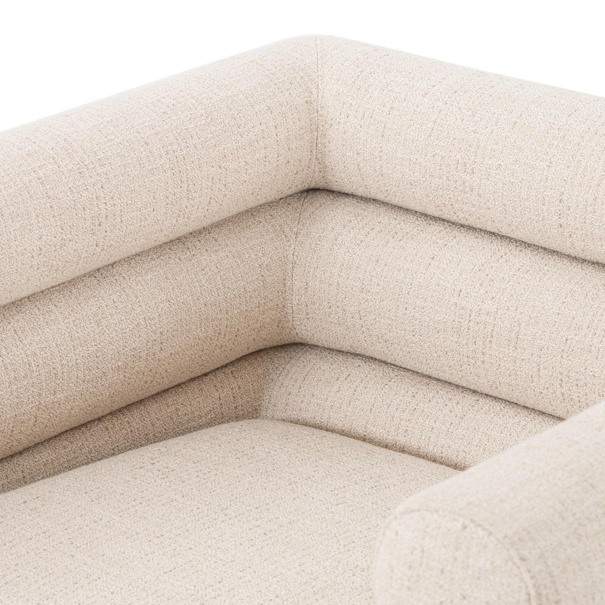 Evie Swivel Chair - detail view of back