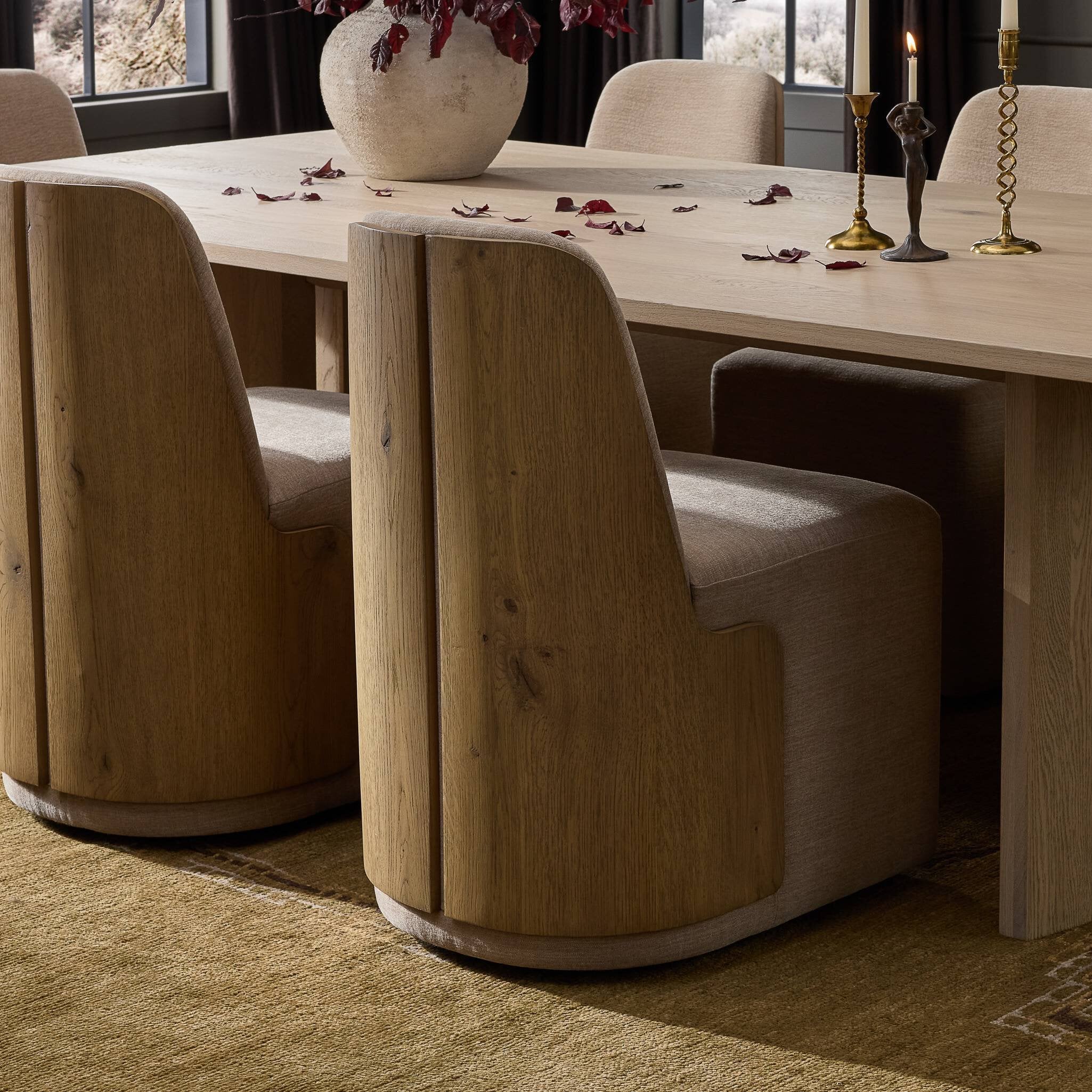 Hemphill Dining Chair - shown styled with a dining table