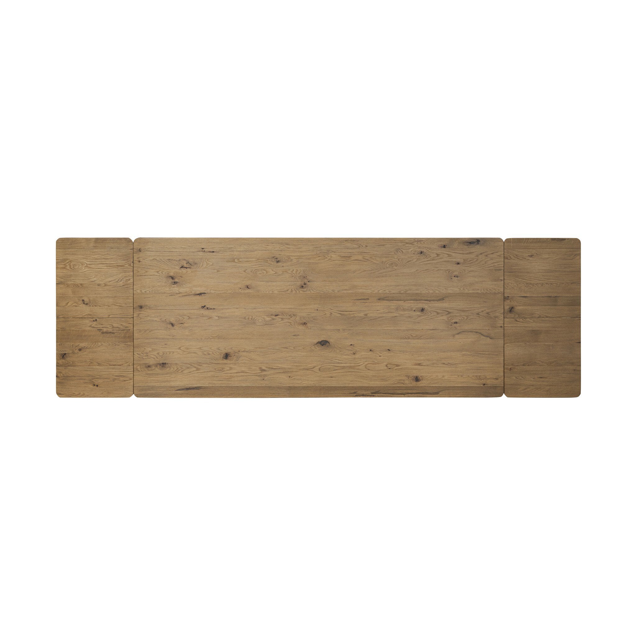 Noeline Double Extension Dining Table - top down view