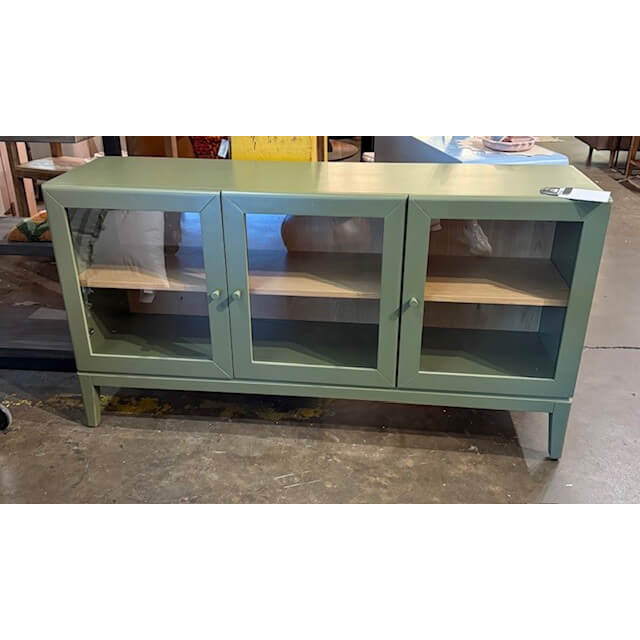 Green Wooden Sideboard - available at the City Home Outlet