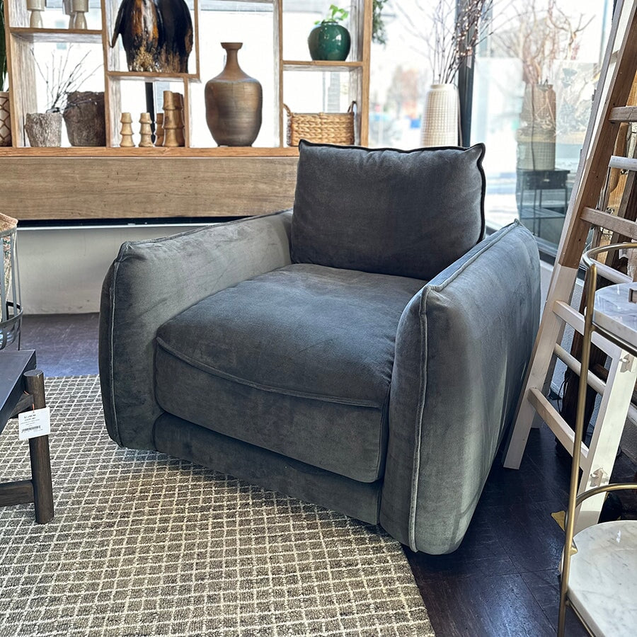Burrow Swivel Chair - shop accent chairs at City Home PDX