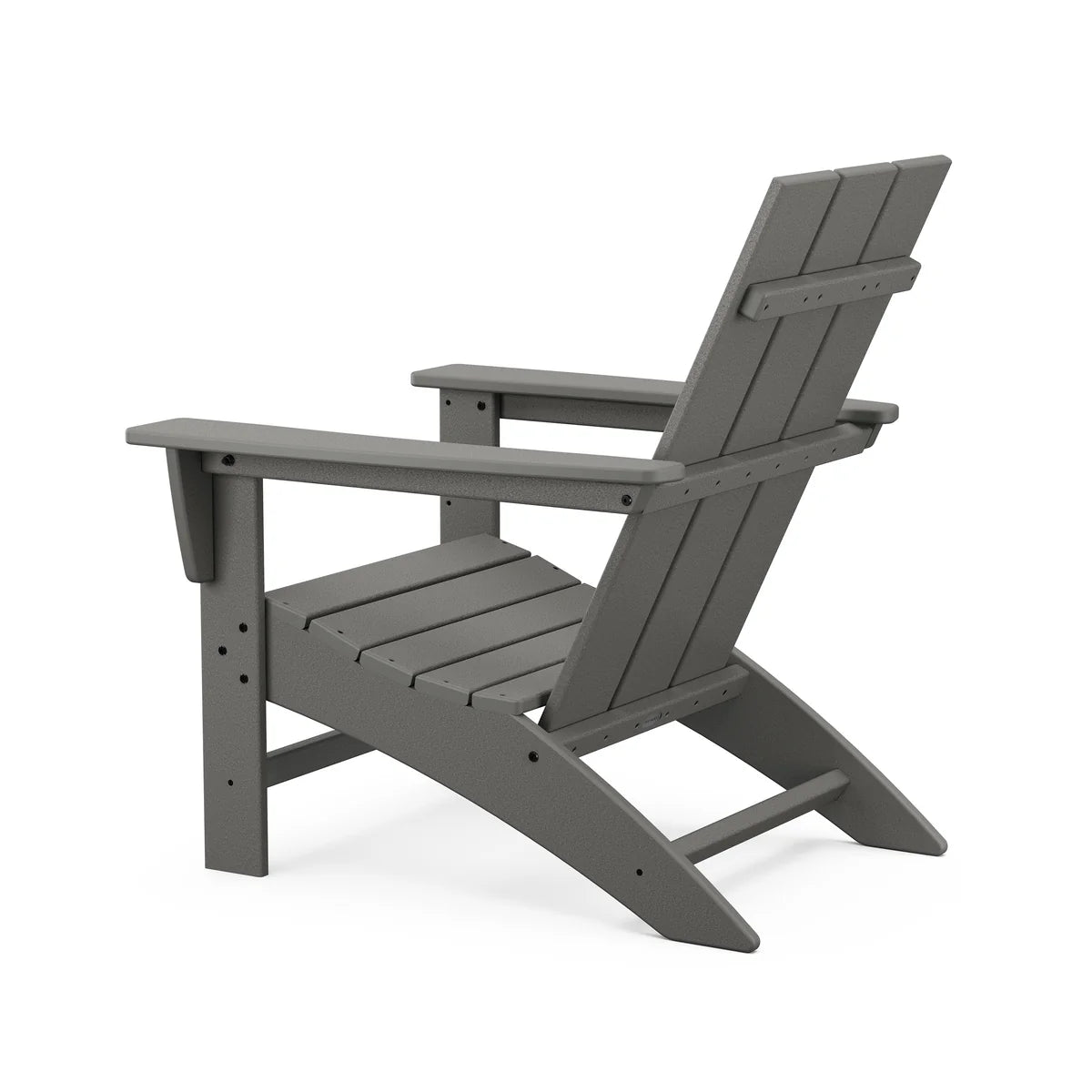 Modern Adirondack Chair - back view shown in grey