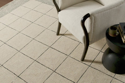 Chris Loves Julia X Loloi Francis Rug in Cream/Black: Product Video View