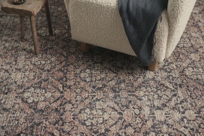 Amber Lewis X Loloi Billie Rug in Ink/Salmon: Product Video View