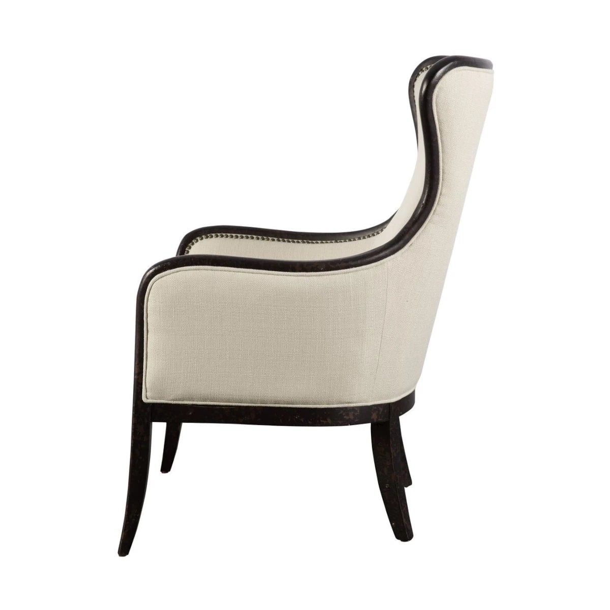 Sandy Wing Chair - side view