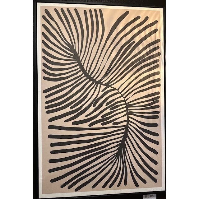 Abstract Fern Wall Art - shop framed modern art at City Home