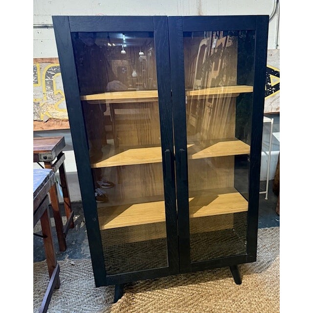 Black Wooden Cabinet - available at the City Home Outlet in Portland Oregon