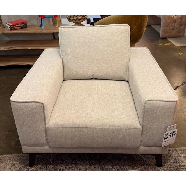 Jarrett Chair - neutral upholstered chair available at the City Home PDX Outlet