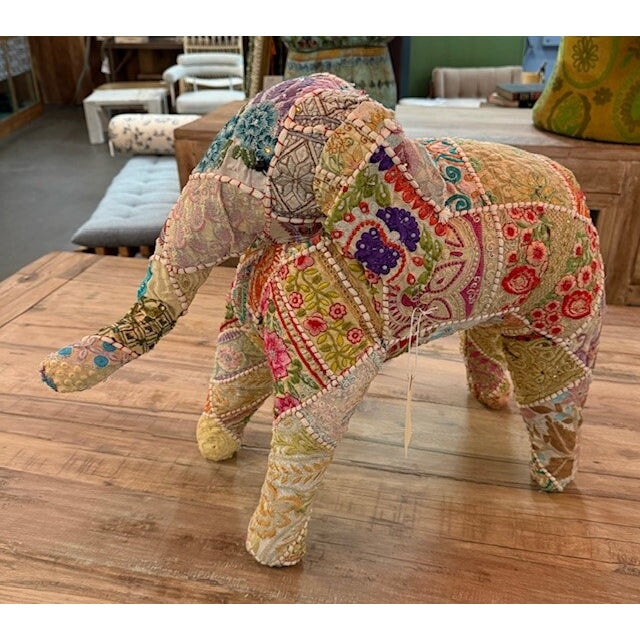 Patchwork Elephant - available at the City Home Outlet
