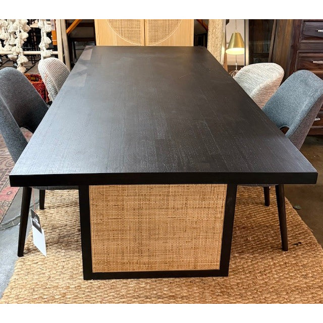 Rattan Table in Black - Available at City Home