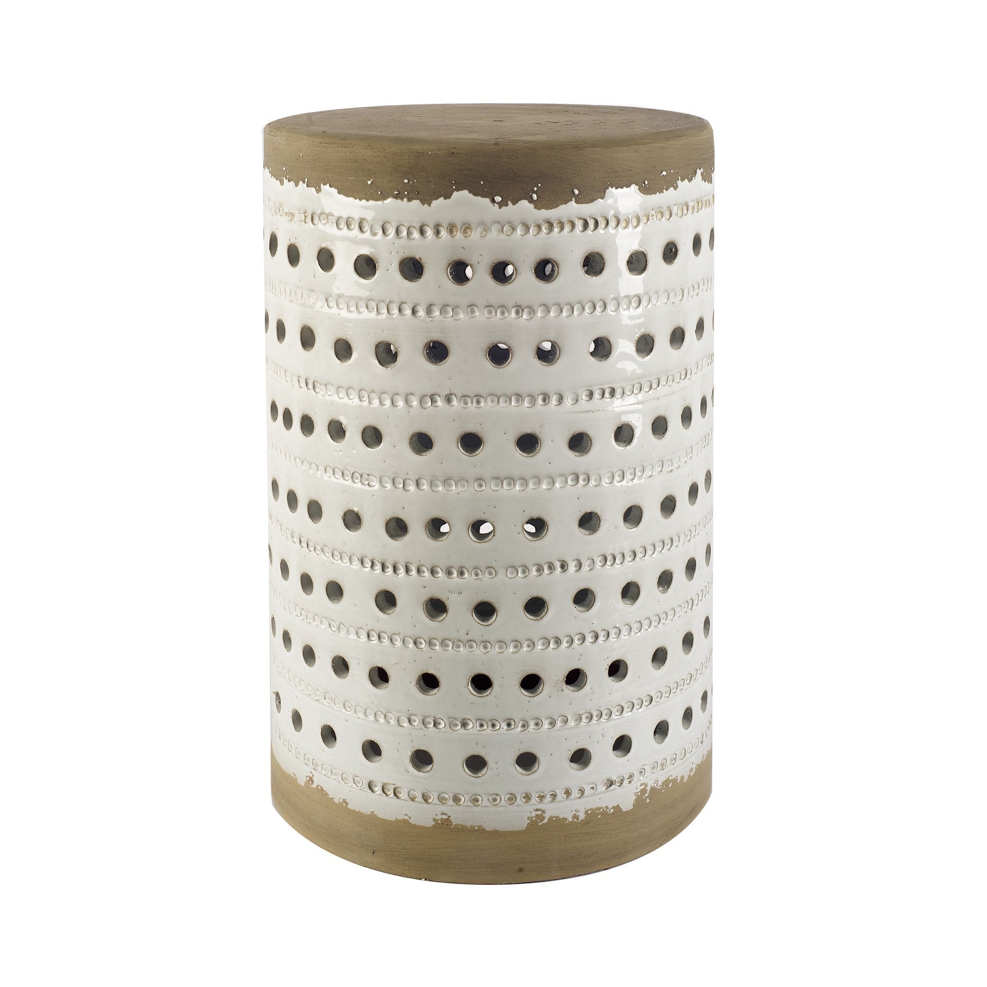 Thar Ceramic Accent Table - Mercana