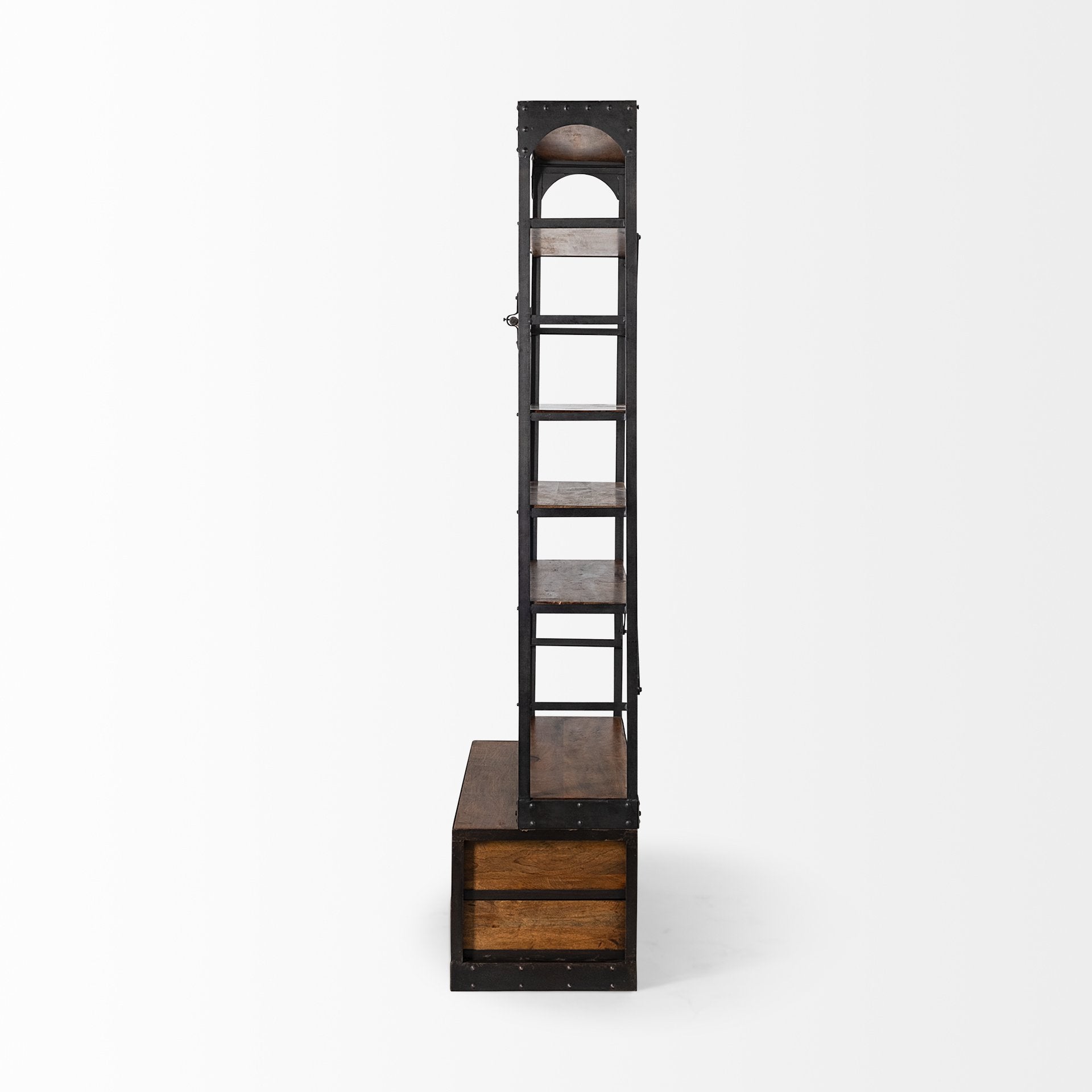 Brodie Shelving Unit - 4 Finish Options - Mercana