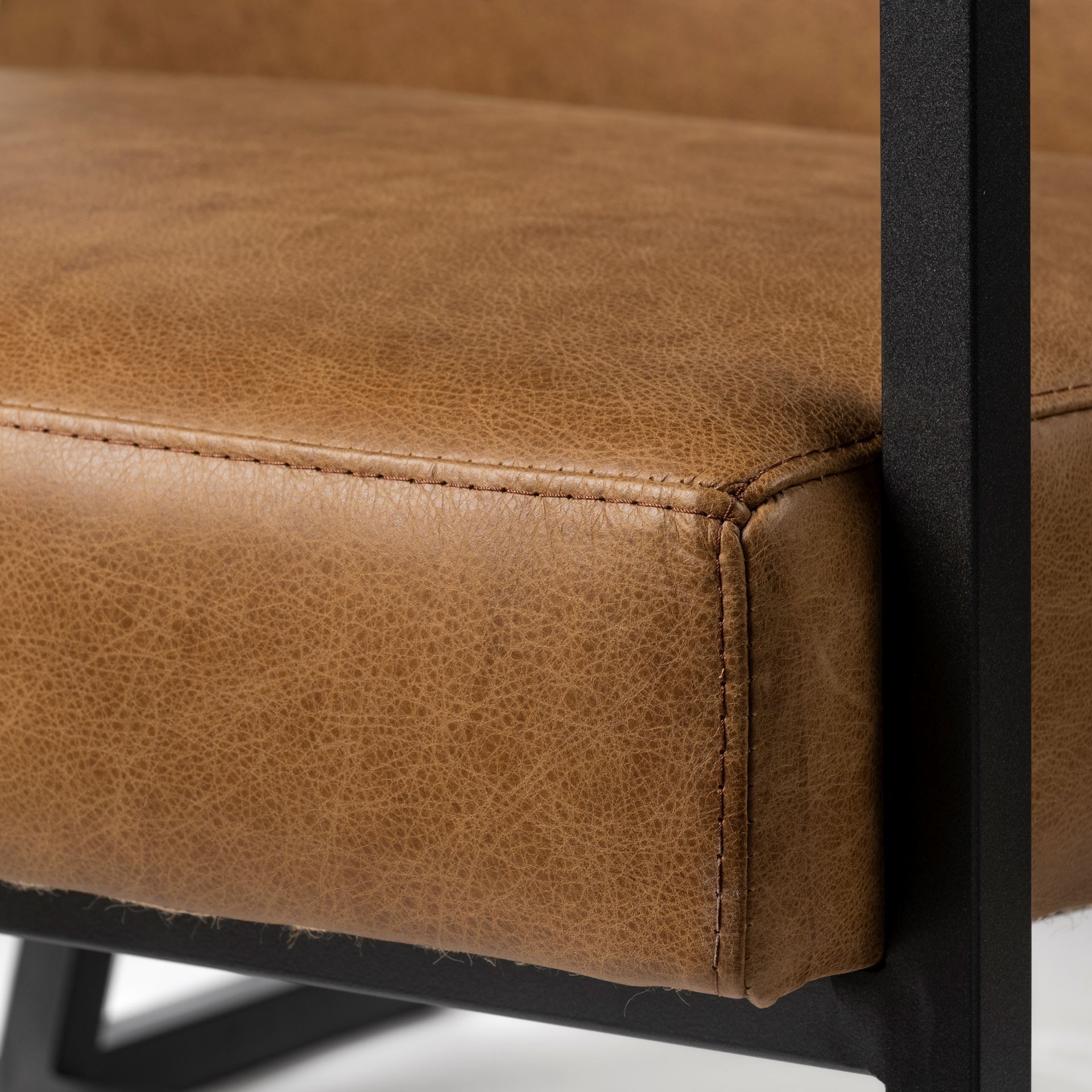 Armelle Leather Accent Chair