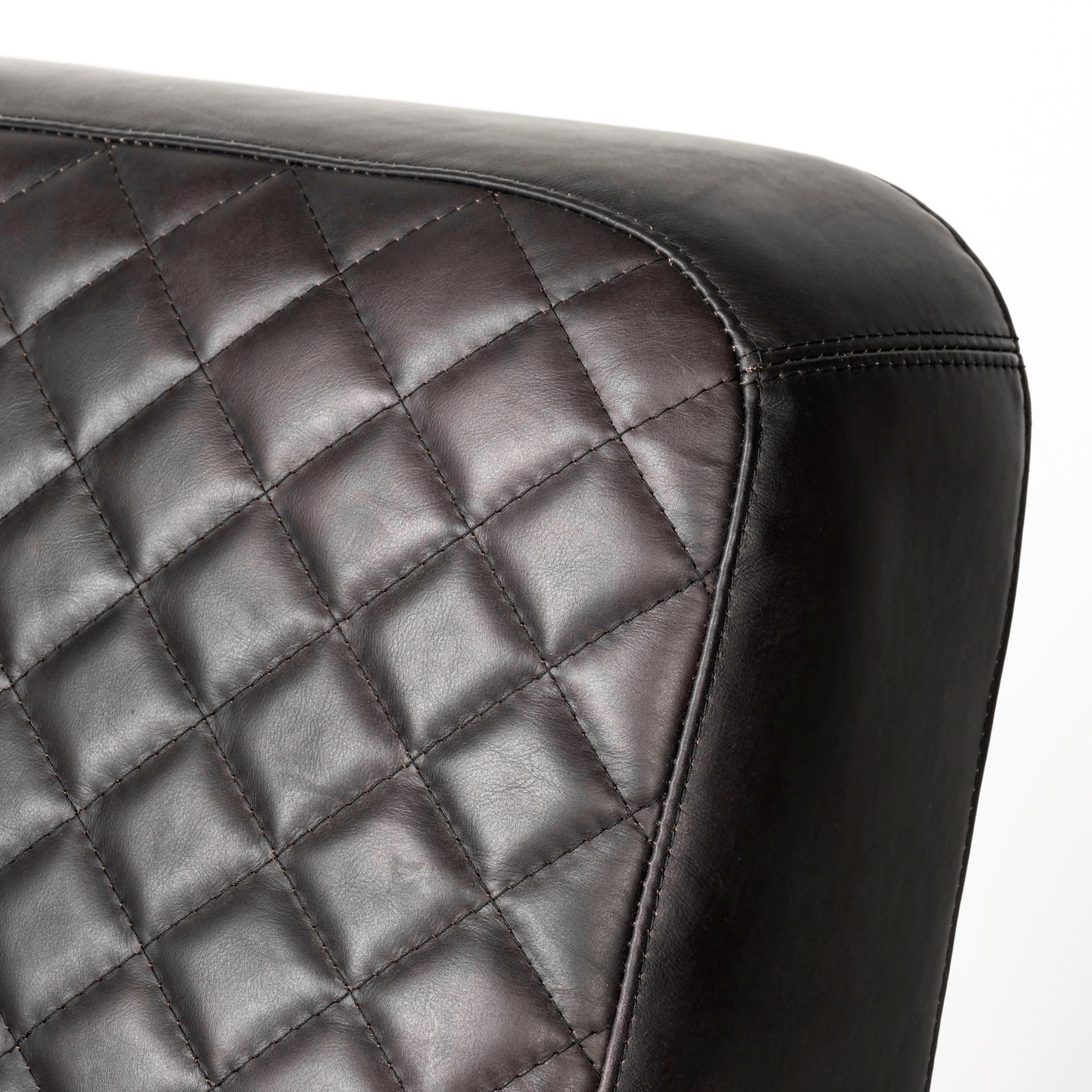 Horace Leather Accent Chair - Mercana