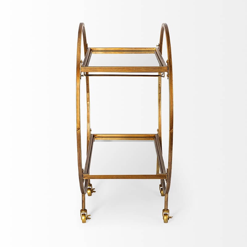 Carola Bar Cart - side view