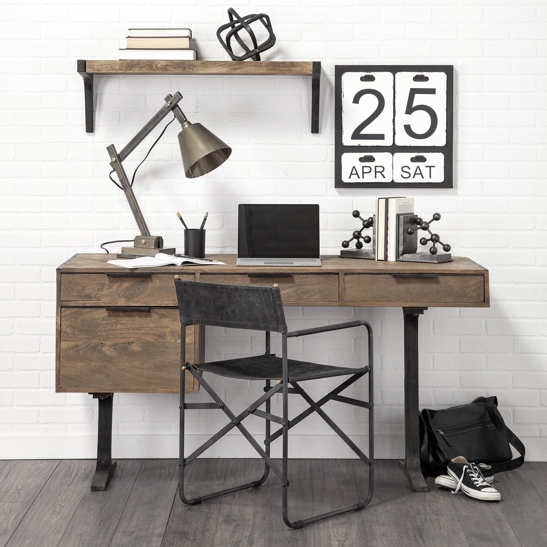 Dario Metal Wall Calendar - Mercana