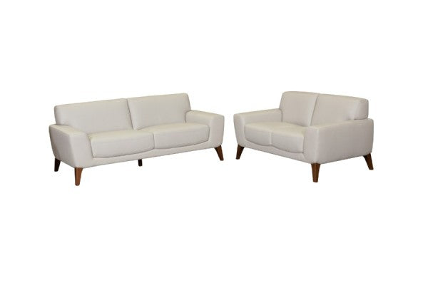 Modena Leather Sofa and Loveseat
