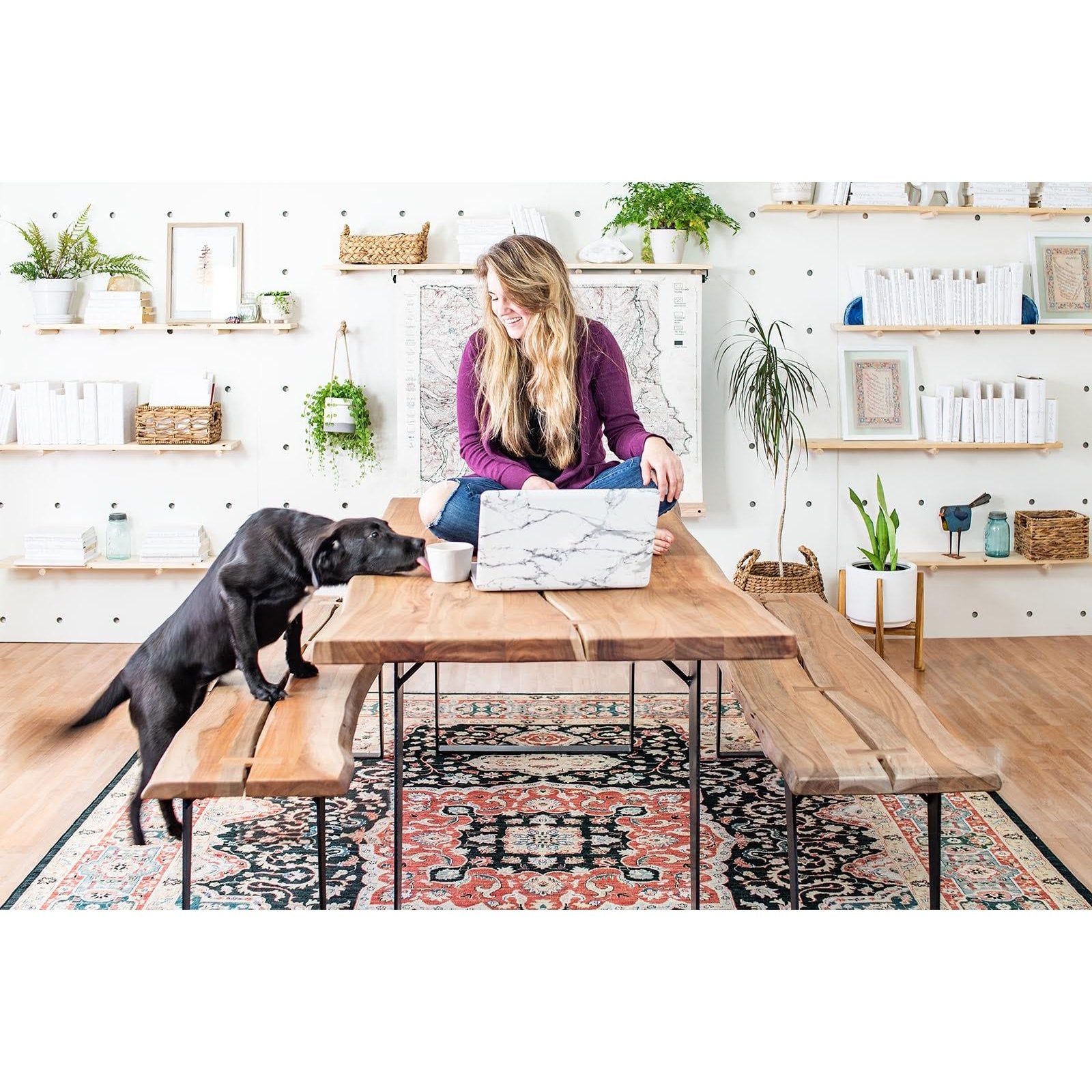 Carmel Live Edge Dining Table - Porter