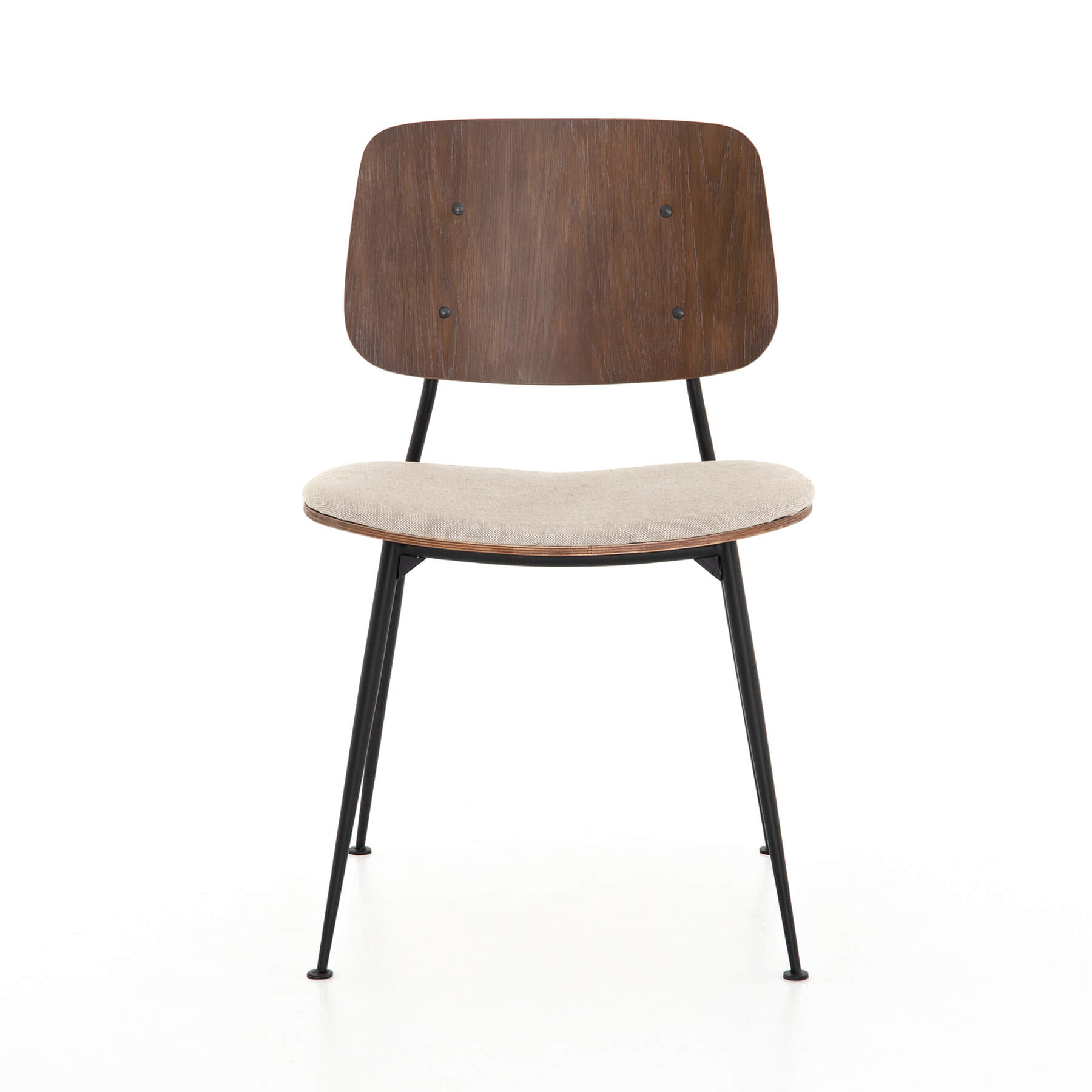 Jared dining chair in heavy linen