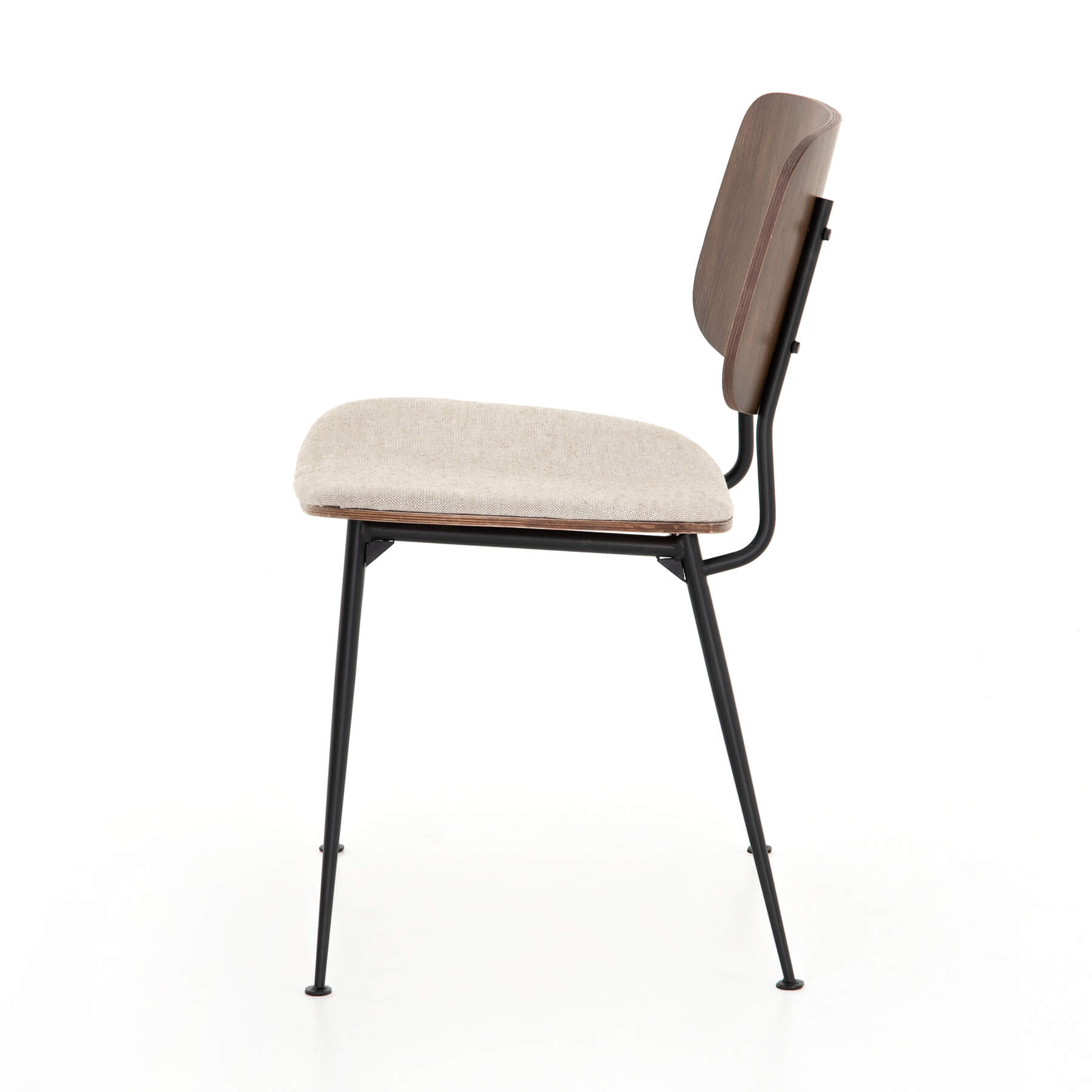 Jared dining chair in heavy linen