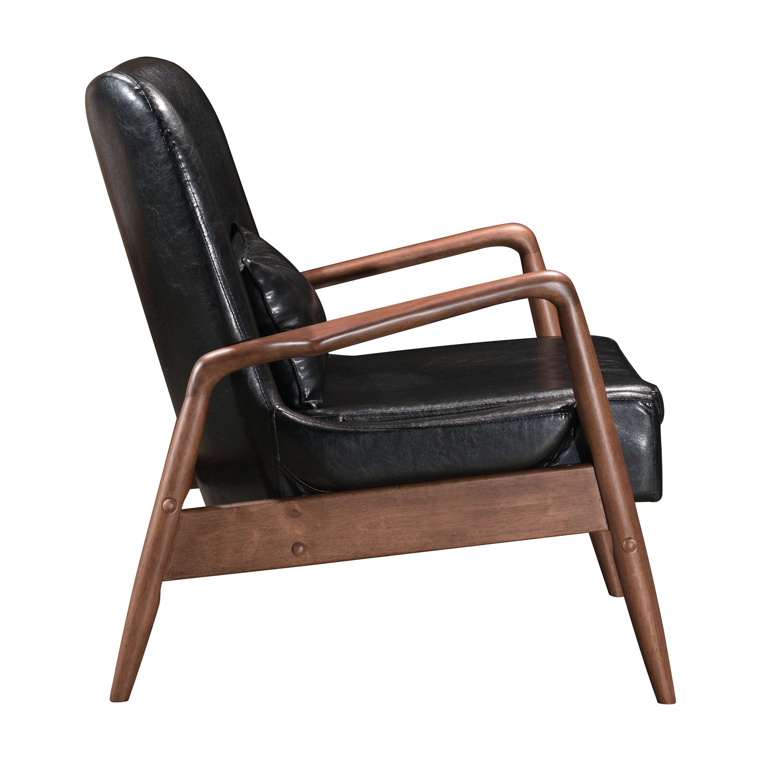 Bully Lounge Chair & Ottoman - 3 Fabrics - Zuo