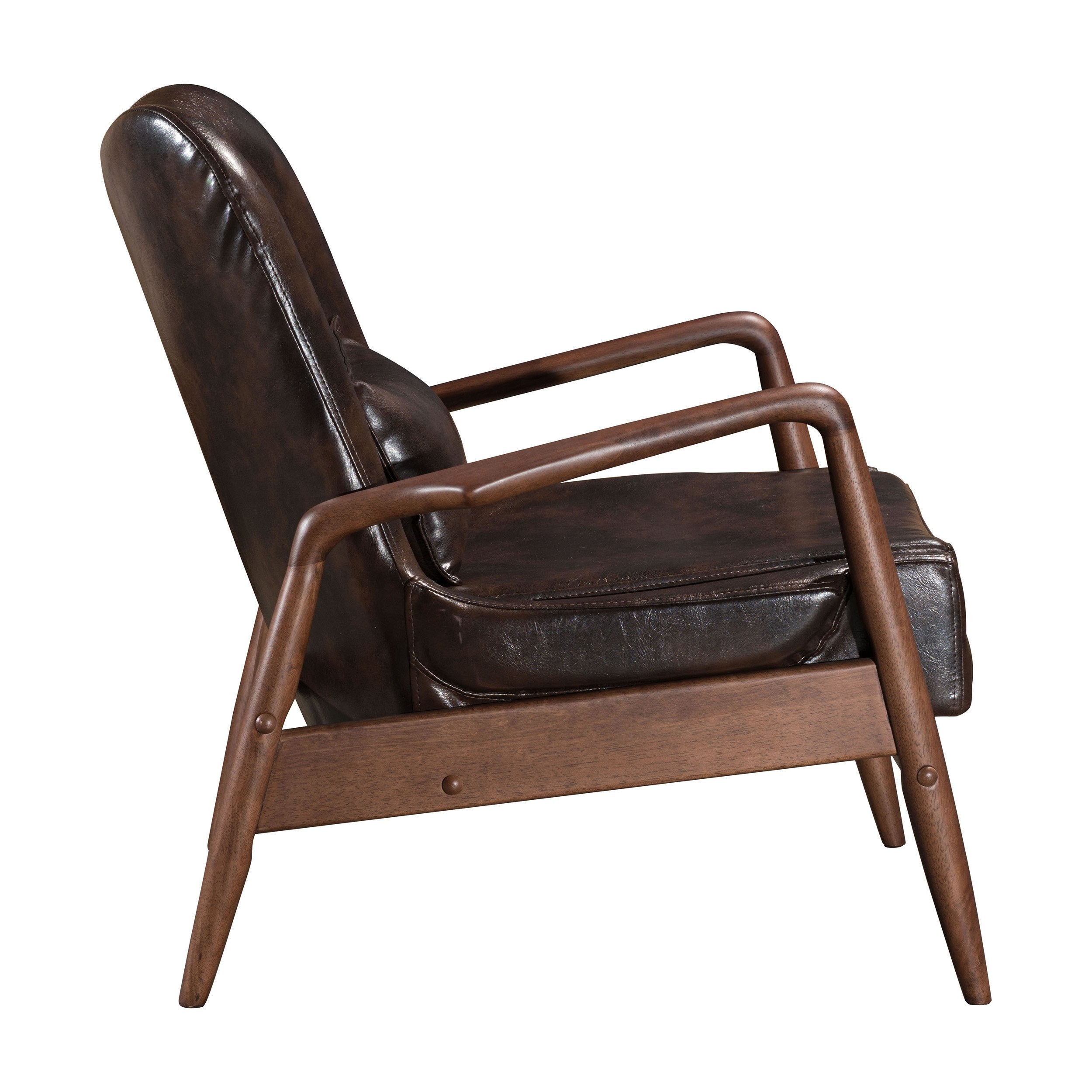 Bully Lounge Chair & Ottoman - 3 Fabrics - Zuo