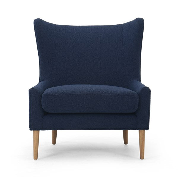 Marlow Wing Chair in Copenhagen Indigo