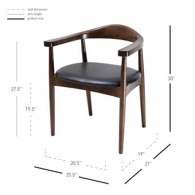 Tita Wood Dining Chair - New Pacific Direct