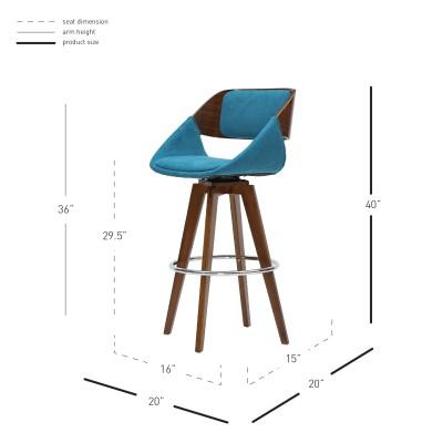 Cyprus Bar Stool - New Pacific Direct