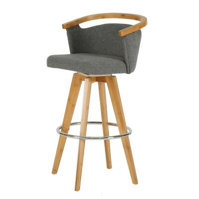 Luca Bamboo Swivel Stool - New Pacific Direct